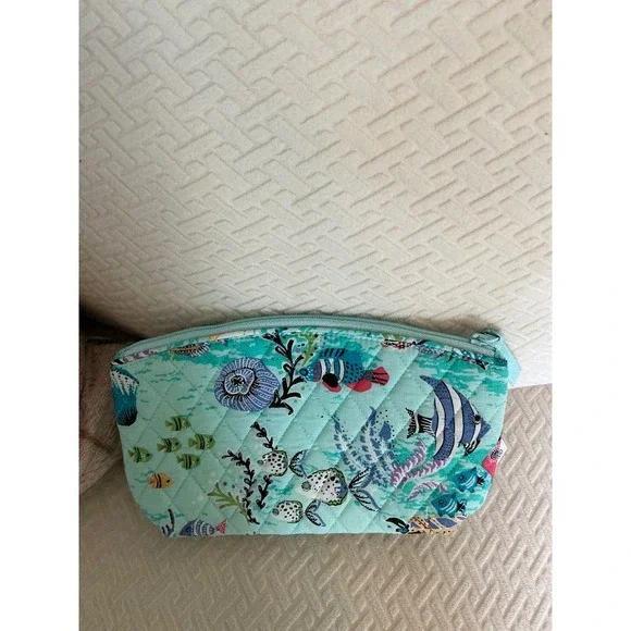 Vera Bradley Antilles Treasure LG Essential BP & MD Travel Cosmetic Bag NWT SET - Picture 15 of 16